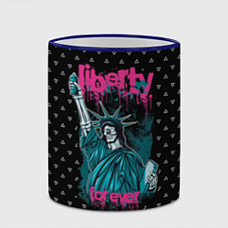 Кружка 3D Liberty Forever, цвет: 3D-синий кант — фото 2
