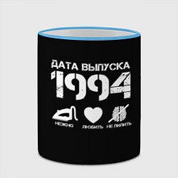 Кружка 3D Дата выпуска 1994, цвет: 3D-небесно-голубой кант — фото 2