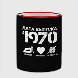 Кружка 3D Дата выпуска 1970, цвет: 3D-красный кант — фото 2