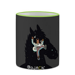 Кружка 3D Bojack Horseman, цвет: 3D-светло-зеленый кант — фото 2