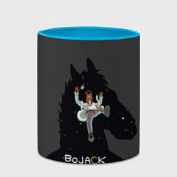 Кружка 3D Bojack Horseman, цвет: 3D-белый + небесно-голубой — фото 2