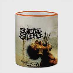 Кружка 3D Suicide Silence: The cleansing, цвет: 3D-оранжевый кант — фото 2