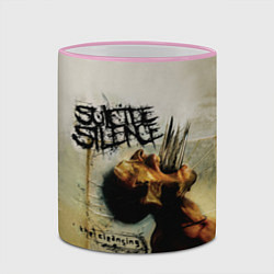 Кружка 3D Suicide Silence: The cleansing, цвет: 3D-розовый кант — фото 2
