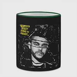 Кружка 3D The Weeknd: Madness, цвет: 3D-зеленый кант — фото 2