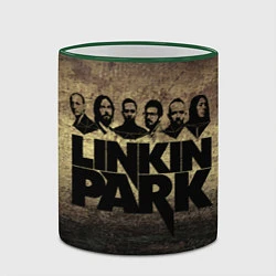 Кружка 3D Linkin Park Band, цвет: 3D-зеленый кант — фото 2
