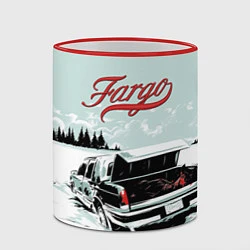 Кружка 3D Fargo Car, цвет: 3D-красный кант — фото 2
