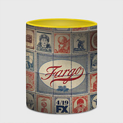 Кружка 3D Fargo brands, цвет: 3D-белый + желтый — фото 2