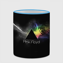 Кружка 3D Pink Floyd Logo, цвет: 3D-небесно-голубой кант — фото 2