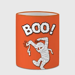 Кружка 3D Boo!, цвет: 3D-оранжевый кант — фото 2