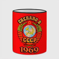 Кружка 3D Сделано в 1969 СССР, цвет: 3D-черный кант — фото 2