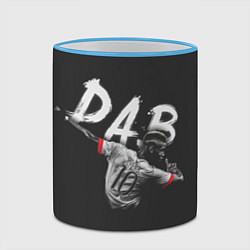 Кружка 3D Paul Pogba: Dab, цвет: 3D-небесно-голубой кант — фото 2