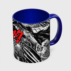 Кружка 3D Berserk, цвет: 3D-белый + синий