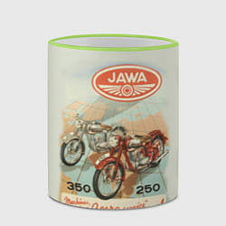 Кружка 3D JAWA, цвет: 3D-светло-зеленый кант — фото 2