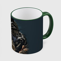 Кружка 3D STALKER: Mask, цвет: 3D-зеленый кант