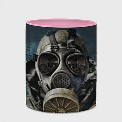 Кружка 3D STALKER: Mask, цвет: 3D-белый + розовый — фото 2