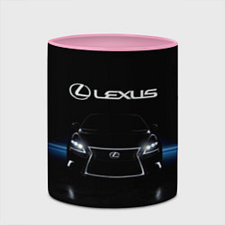 Кружка 3D Lexus, цвет: 3D-белый + розовый — фото 2