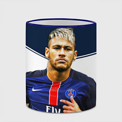 Кружка 3D Neymar: Fly Emirates, цвет: 3D-синий кант — фото 2