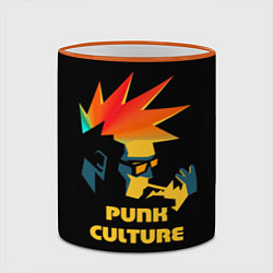 Кружка 3D Punk Culture, цвет: 3D-оранжевый кант — фото 2