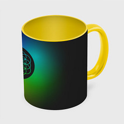 Кружка 3D Coldplay Colour, цвет: 3D-белый + желтый