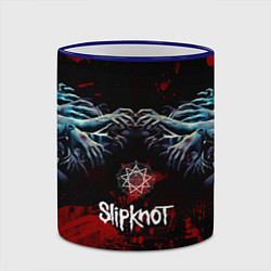 Кружка 3D Slipknot руки зомби, цвет: 3D-синий кант — фото 2