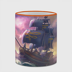 Кружка 3D Sea of thieves, цвет: 3D-оранжевый кант — фото 2