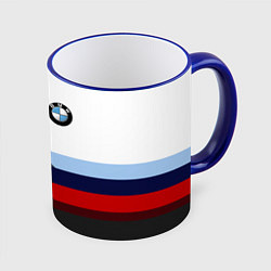 Кружка 3D BMW M SPORT, цвет: 3D-синий кант