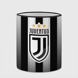 Кружка 3D Juventus FC: New logo, цвет: 3D-черный кант — фото 2