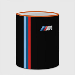 Кружка 3D BMW BLACK COLLECTION БМВ, цвет: 3D-оранжевый кант — фото 2