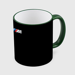 Кружка 3D BMW BLACK COLLECTION БМВ, цвет: 3D-зеленый кант