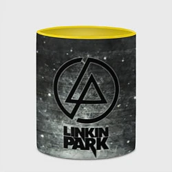 Кружка 3D Linkin Park: Wall, цвет: 3D-белый + желтый — фото 2