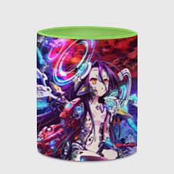 Кружка 3D No Game No Life Zero, цвет: 3D-белый + светло-зеленый — фото 2