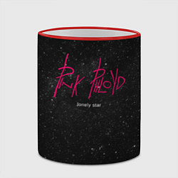 Кружка 3D Pink Phloyd: Lonely star, цвет: 3D-красный кант — фото 2