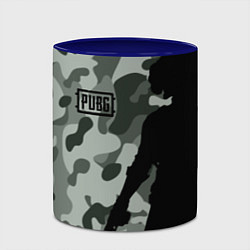 Кружка 3D PUBG: Camo Shadow, цвет: 3D-белый + синий — фото 2