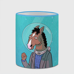 Кружка 3D BoJack, цвет: 3D-небесно-голубой кант — фото 2