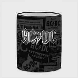 Кружка 3D AC/DC: Journalese, цвет: 3D-черный кант — фото 2