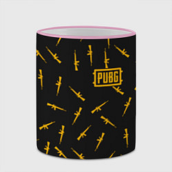 Кружка 3D PUBG: Black Weapon, цвет: 3D-розовый кант — фото 2