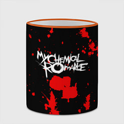 Кружка 3D My Chemical Romance, цвет: 3D-оранжевый кант — фото 2