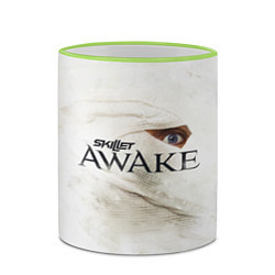 Кружка 3D Skillet: Awake, цвет: 3D-светло-зеленый кант — фото 2