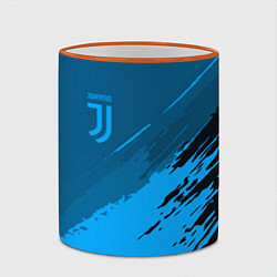 Кружка 3D FC Juventus: Blue Original, цвет: 3D-оранжевый кант — фото 2