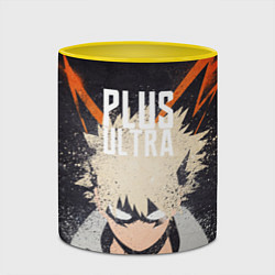 Кружка 3D Bacugou - My Hero Academia, цвет: 3D-белый + желтый — фото 2