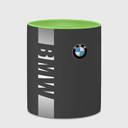 Кружка 3D BMW SPORT, цвет: 3D-белый + светло-зеленый — фото 2