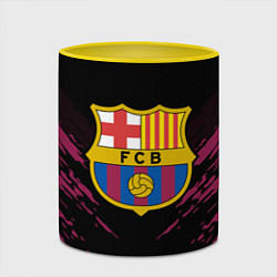 Кружка 3D Barcelona FC: Sport Fashion, цвет: 3D-белый + желтый — фото 2