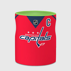 Кружка 3D Washington Capitals: Ovechkin Red, цвет: 3D-белый + светло-зеленый — фото 2