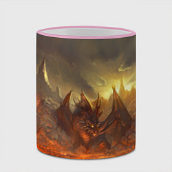 Кружка 3D Linage II: Fire Dragon, цвет: 3D-розовый кант — фото 2