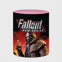 Кружка 3D Fallout: New Vegas, цвет: 3D-белый + розовый — фото 2