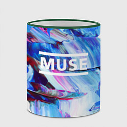 Кружка 3D MUSE: Blue Colours, цвет: 3D-зеленый кант — фото 2