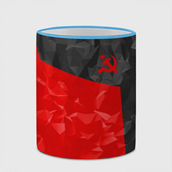Кружка 3D USSR: Poly Sport, цвет: 3D-небесно-голубой кант — фото 2