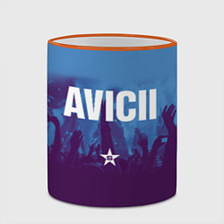Кружка 3D Avicii Star, цвет: 3D-оранжевый кант — фото 2