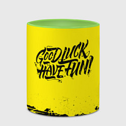 Кружка 3D GLHF, цвет: 3D-белый + светло-зеленый — фото 2