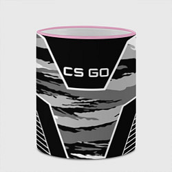 Кружка 3D CS:GO Grey Camo, цвет: 3D-розовый кант — фото 2